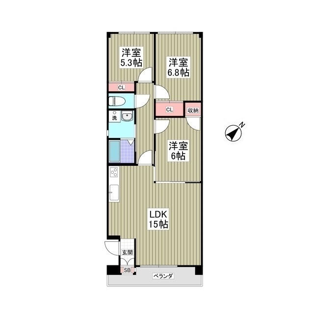 ルネスシーナの間取り