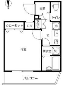 スカイコート都立家政EASTの間取り