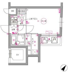 ル・リオン目黒Ⅰの間取り