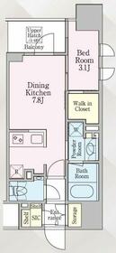 グランリビオ芝大門の間取り