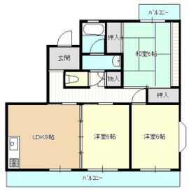 パレス富塚の間取り