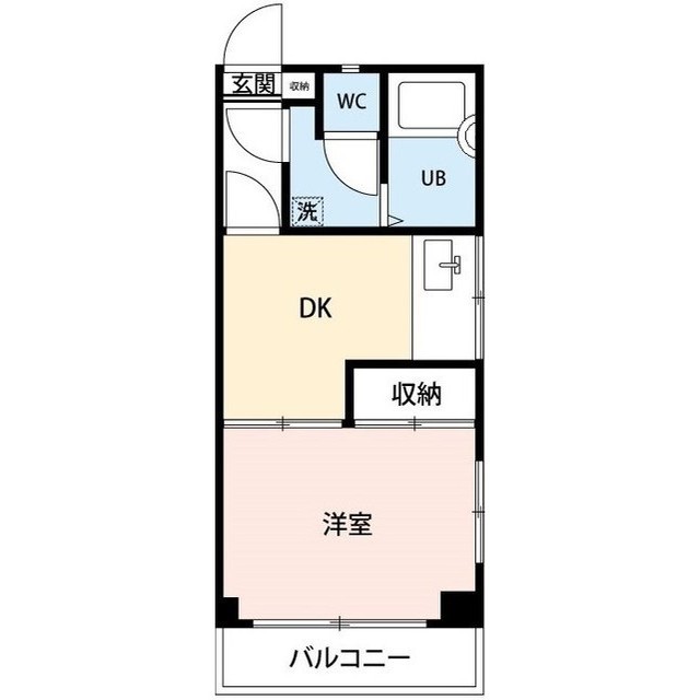 ヨコミゾマンションの間取り