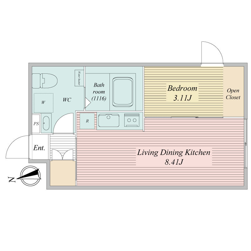 LiveFlat馬込の間取り
