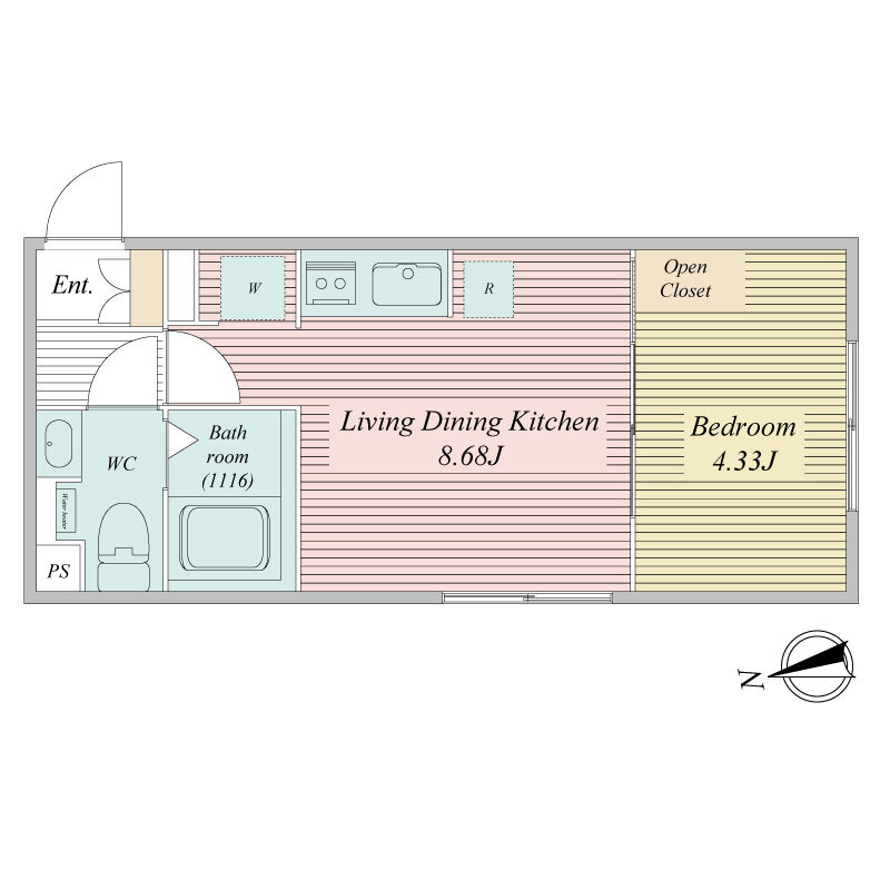 LiveFlat馬込の間取り