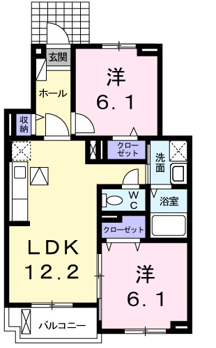 フォンド・ヴィラの間取り