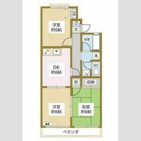サニーホームズB棟の間取り
