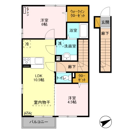 アムール花崎の間取り
