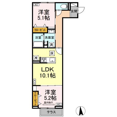 セレスティア高島平Ⅲの間取り