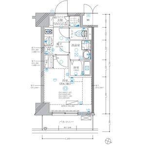 ディアレイシャス東別院Ⅳの間取り