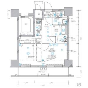 ディアレイシャス東別院Ⅳの間取り