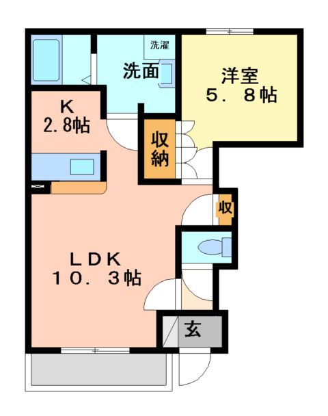 プロヴァンスの風の間取り