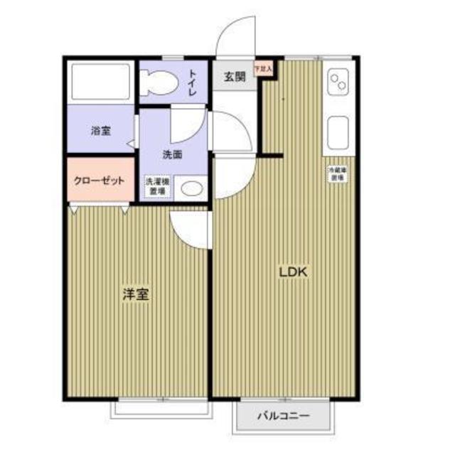 エステートピア東所沢Ⅰの間取り