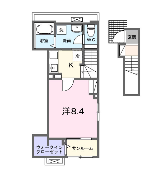 マウントック・カナサの間取り