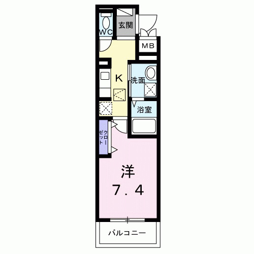 ヒカルサ京都御薗橋通の間取り