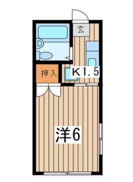 Ｋ－ｈｏｕｓｅ横浜国大の間取り