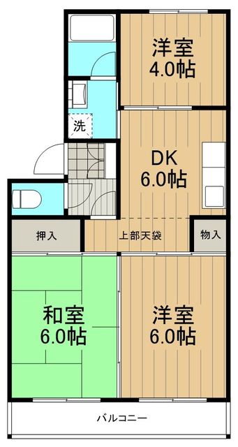 コートヴィレッジの間取り