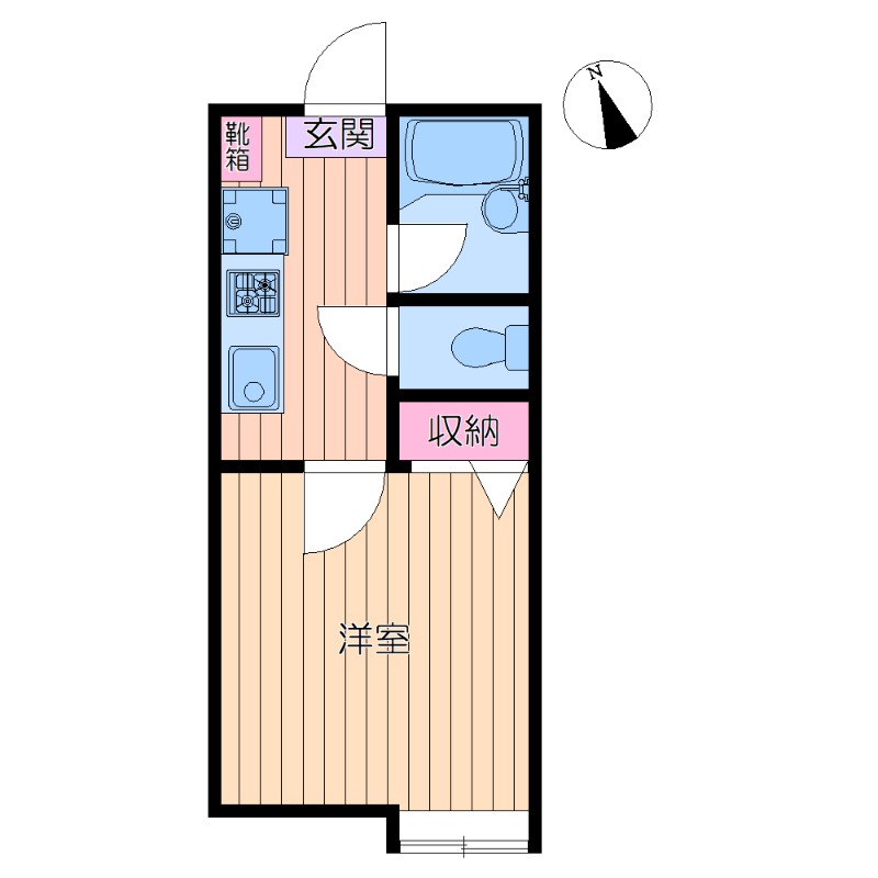 アロース西早稲田の間取り