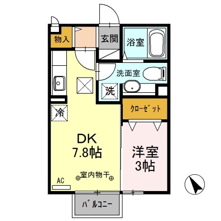 ウェールスの間取り