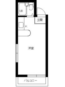 スカイコート立川第3の間取り
