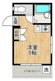 コーポ松の間取り