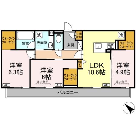 Casa Solareの間取り