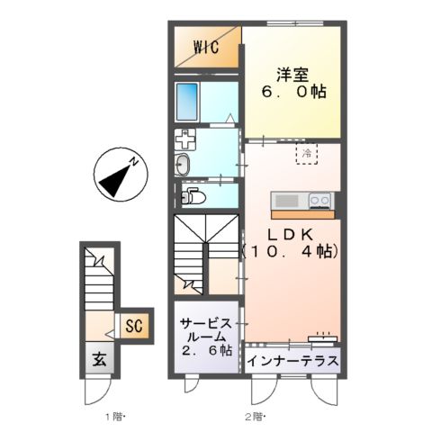 ベアフルーツの間取り