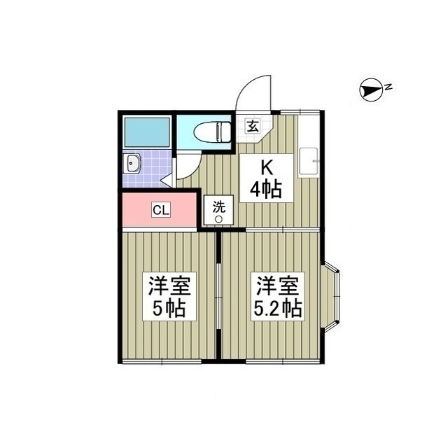 コスタル杉田の間取り