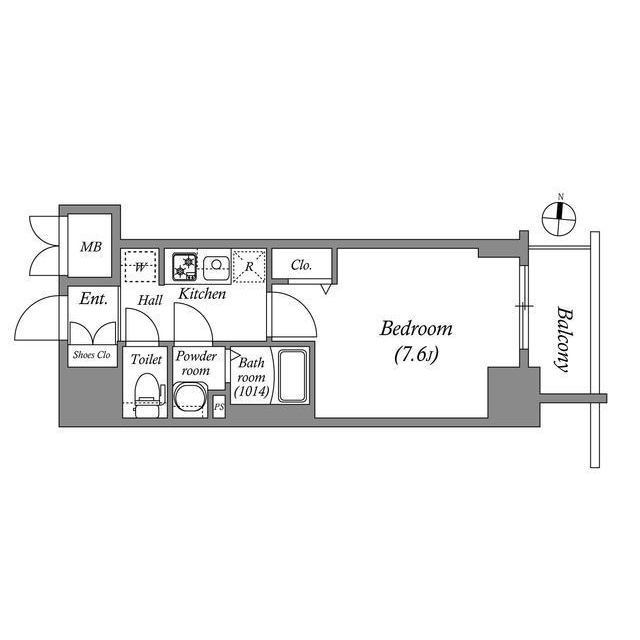 SHOKEN Residence 名古屋〈太閤通〉の間取り