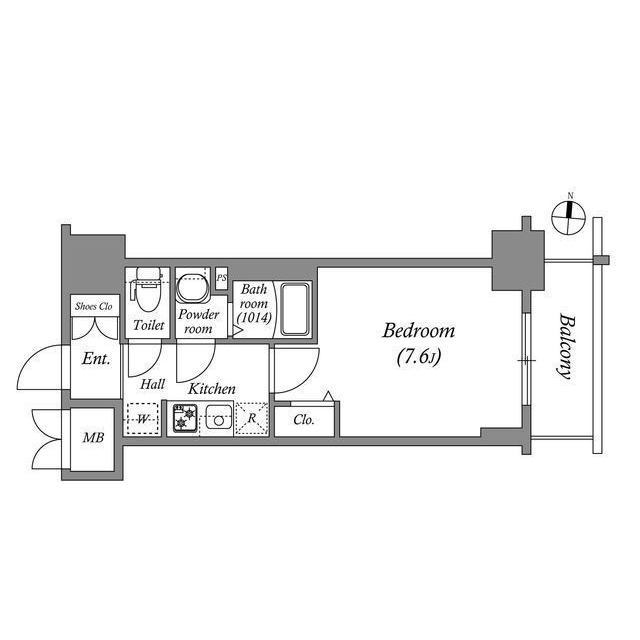 SHOKEN Residence 名古屋〈太閤通〉の間取り