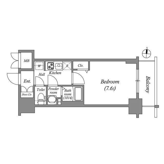 SHOKEN Residence 名古屋〈太閤通〉の間取り