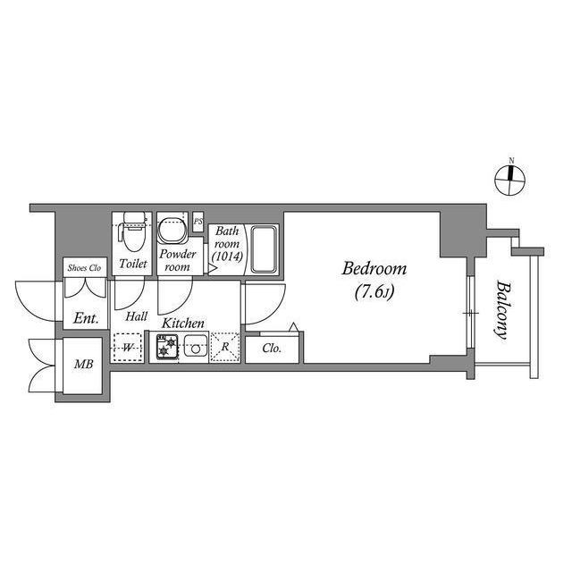 SHOKEN Residence 名古屋〈太閤通〉の間取り