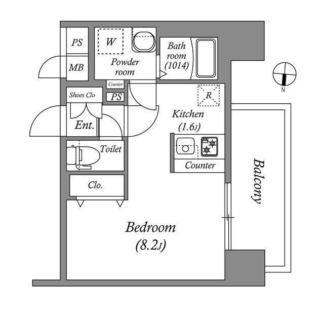 SHOKEN Residence 名古屋〈太閤通〉の間取り