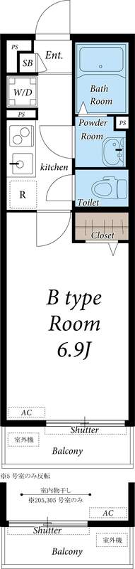 リブリ・三鷹ザ・テラスの間取り