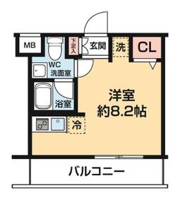 ARCOBALENO KAWASAKI WESTの間取り