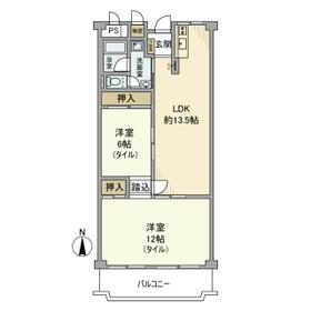 ローレルハイツ千里参号棟の間取り