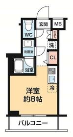 ARCOBALENO KAWASAKI WESTの間取り
