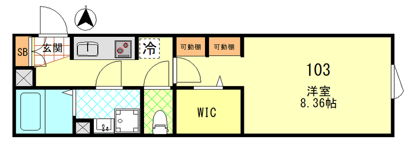 CFジオーレ殿町の間取り
