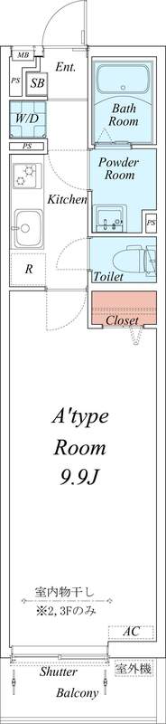 リブリ・所沢旭町の間取り