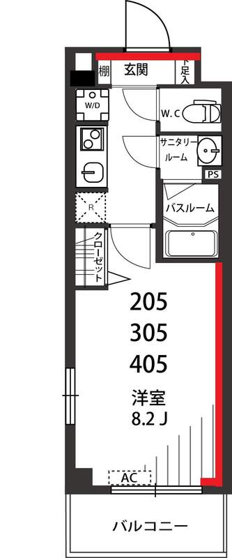 リブリ・La glycineの間取り