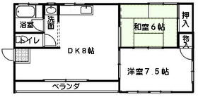 中道ハイツの間取り