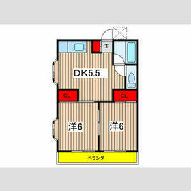 メトロハイツ巌根の間取り