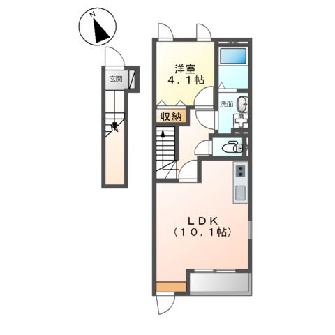 ルミナス メゾン 2の間取り