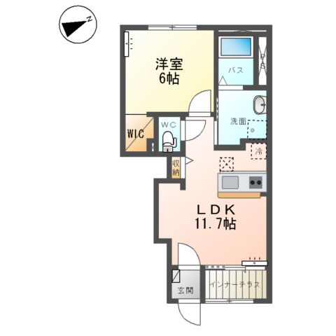 仮)取手市寺田新築アパートの間取り