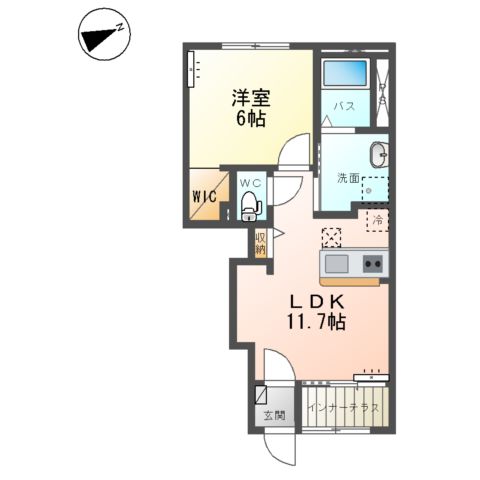 仮)取手市寺田新築アパートの間取り
