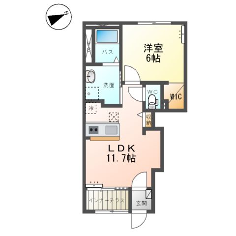 仮)取手市寺田新築アパートの間取り