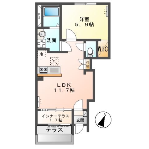 仮)大宮町新築アパートの間取り