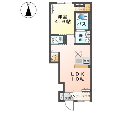 仮)本庄市T様アパート新築工事の間取り