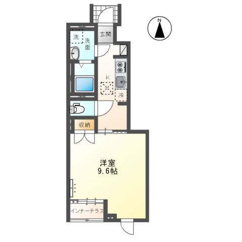 仮)東別所町アパートTR1013N1の間取り