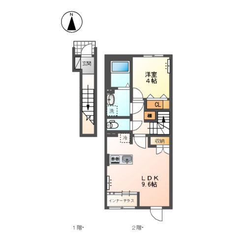 仮)東別所町アパートTR1013N1の間取り