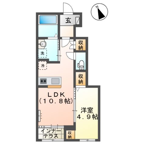 casa serena(カーサ セレーナ)の間取り